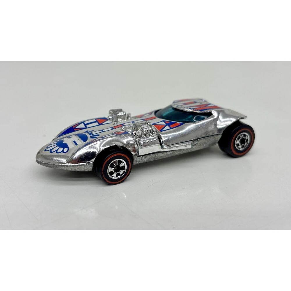 Hot Wheels Redline Twinmill Super Chrome Hong Kong w/ Tampos